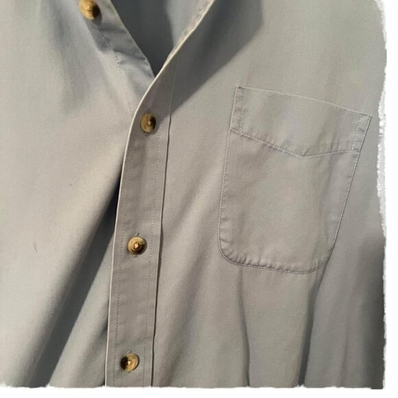 L.L. Bean Button Down Shirt Light Blue - Picture 4 of 10